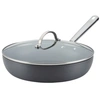 ANOLON PROFESSIONAL HARD ANODIZED NONSTICK COVERED DEEP 12" SKILLET