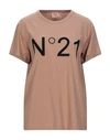N°21 T-shirt In Camel