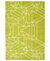 KALEEN ORIGAMI ORG04-96 LIME GREEN 5' X 7'6" AREA RUG