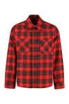 OFF-WHITE CHECKED FLANNEL SHIRT,OMGA133E20FAB001 2510