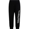 BALMAIN BLACK SWEATPANTS FOR KIDS WITH LOGO,11562743