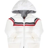 MONCLER IVORY JACKET FOR BABYKIDS,11562672