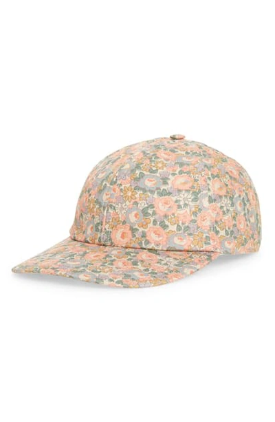 Gucci X Liberty London Floral Baseball Cap In Pink