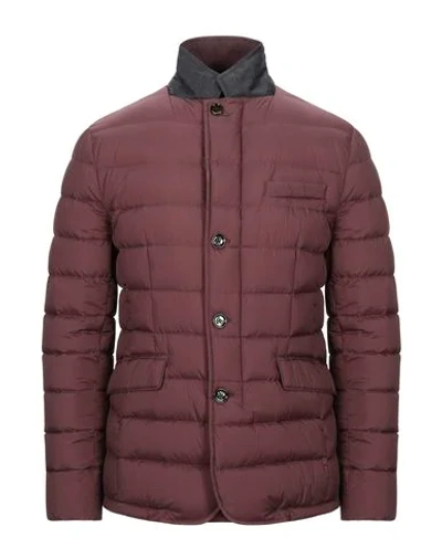 Moorer Down Jacket In Cocoa