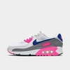 Nike Air Max 90 "laser Pink" Sneakers In White/concord/pink Blast/vast Grey
