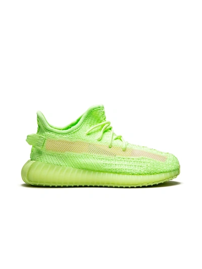 Adidas Originals Babies' Yeezy Boost 350 V2 Gid Infant "glow In The Dark" Sneakers In Green