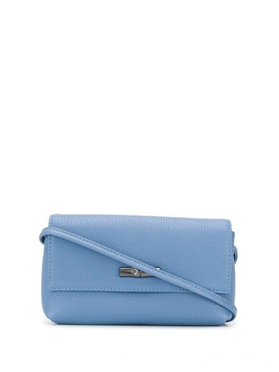 Longchamp Roseau 小号斜挎包 In Blue