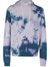 JOHN ELLIOTT BEACH TIE-DYE COTTON HOODIE