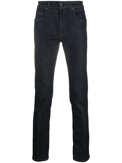 Fay Mid-rise Skinny Jeans In Blue