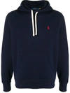 Polo Ralph Lauren Embroidered Logo Hoodie In White/c7996