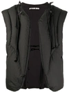 HYEIN SEO PADDED TIE-FASTENING GILET