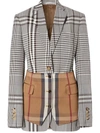 BURBERRY BASQUE DETAIL TAILORED JACKET