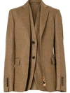 BURBERRY RECONSTRUCTED TAILORED JACKET