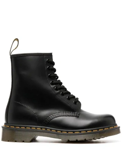 Dr. Martens 1460 Women's Smooth Leather Lace Up Boots In Black