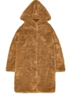 Apparis Celina Faux-fur Coat In Brown