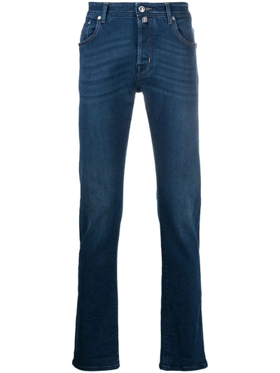 Jacob Cohen Straight Leg Jeans In Blue