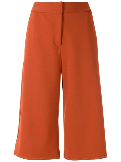 Alcaçuz Straight-leg Bermuda Shorts In Orange