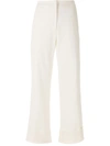 ALCAÇUZ HIGH-WAIST FLARED TROUSERS