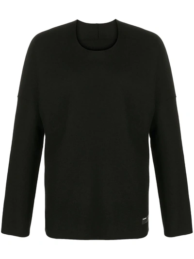 Attachment Long Sleeve Sweatshirt In Black
