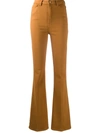 J BRAND HIGH-RISE FLARED TROUSERS