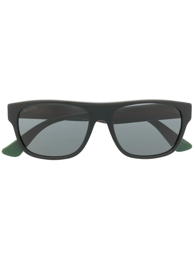 Gucci Square-frame Sunglasses In Black