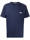 Nudie Jeans Patch-embellished T-shirt In Blue