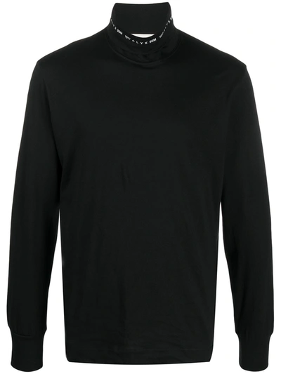 Alyx Roll Neck T-shirt In Black