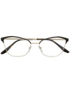 PRADA VINTAGE STYLE CAT-EYE GLASSES