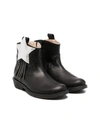 FLORENS STAR PATCH ANKLE BOOTS