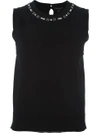 MARC JACOBS embellished tank top,K5158386811433803