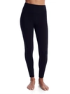 Hue Classic Stretch Denim Leggings, Regular & Plus Sizes In Black
