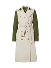 BURBERRY Rothes 2-Piece Quilted Warmer & Sleeveless Trench Coat