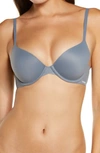 Calvin Klein Perfectly Fit Modern Underwire T-shirt Bra In Cinder Dust