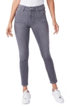 Paige Hoxton Skinny High-rise Stretch-denim Jeans In Stone Dust