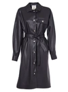 SEMICOUTURE BLACK SHIRT DRESS,11565490