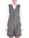 DOLCE & GABBANA SINGLE-BREASTED VEST,F79H5T FQMIBS8100