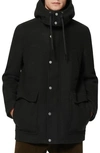 ANDREW MARC NEWPORT PARKA WITH GENUINE SHEARLING LINED HOOD,AM0AX369