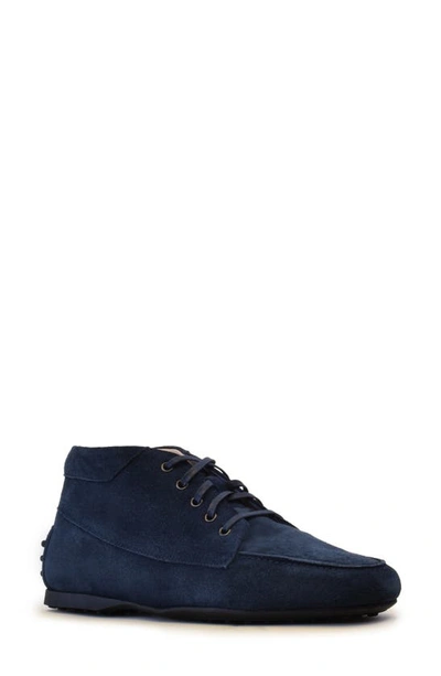 Amalfi By Rangoni Dennis Lace-up Bootie In Navy Suede