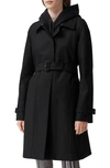 BURBERRY SIPSON COTTON GABARDINE BELTED SWING COAT,8036150