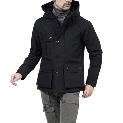Woolrich Gore-tex Mountain Jacket Black In Black