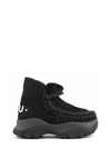 Mou Chunky Eskimo Sneakers In Black In Black