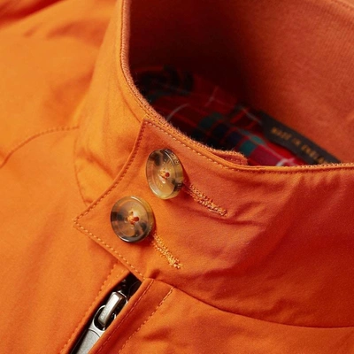Baracuta G9 Harrington Jacket Cadmiun In Orange