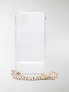 ROSANTICA CRYSTAL CHAIN-EMBELLISHED IPHONE 11 PRO CASE,15856491