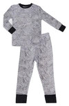 BABY GREY BY EVERLY GREY INFANT BOY'S BABY GREY FITTED TWO-PIECE PAJAMAS,BK101