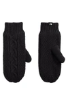 THE NORTH FACE MINNA CABLE KNIT MITTENS,NF0A4SFXJK3