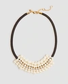 ANN TAYLOR PEARLIZED CLUSTER NECKLACE,547748