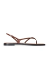 The Row Constance Flat Sandals In Tan