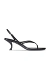 The Row Constance Sandals In Black