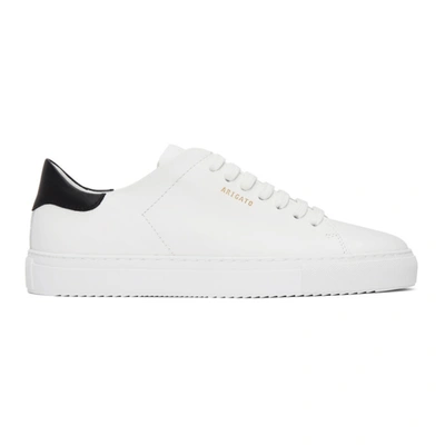 Axel Arigato Clean 90 Sneakers In White Leather In Multi