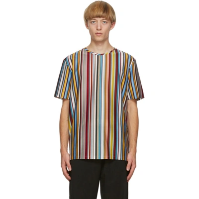 Paul Smith Multicolor Signature Stripe T-shirt In Multi-colored